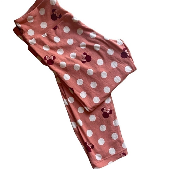 𝅺lularoe OS Minnie Mouse leggings - Picture 1 of 6